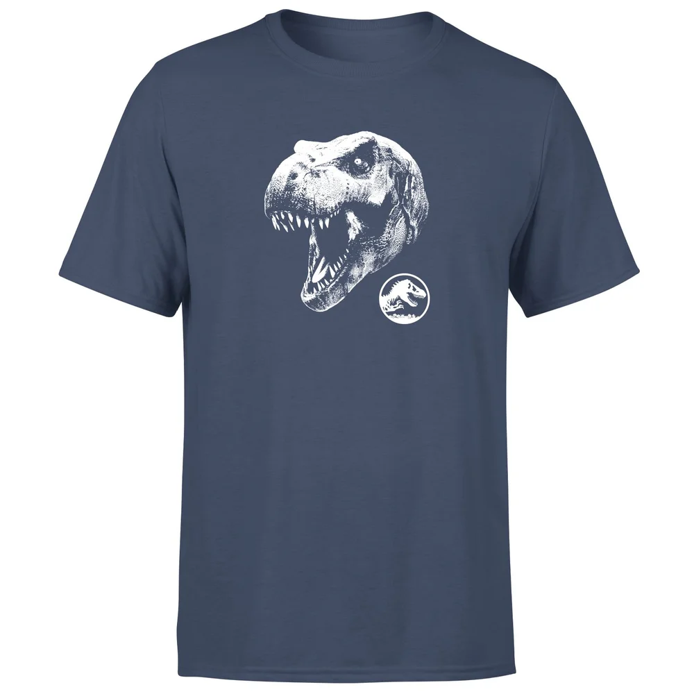 Jurassic Park T Rex Men's T-Shirt - Navy - S Image 1