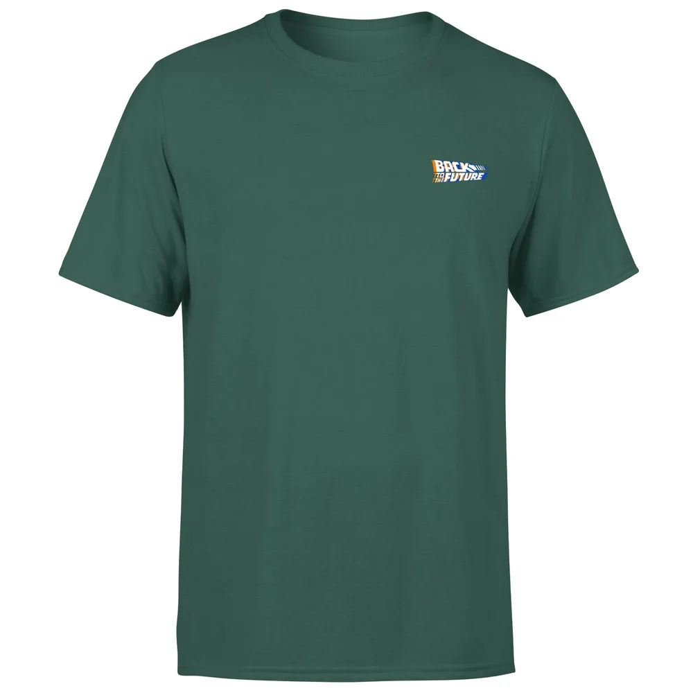 Back To The Future Men's T-Shirt - Green - S Image 1