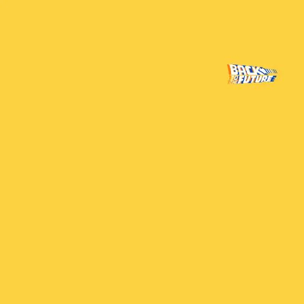 Back To The Future Men's T-Shirt - Yellow