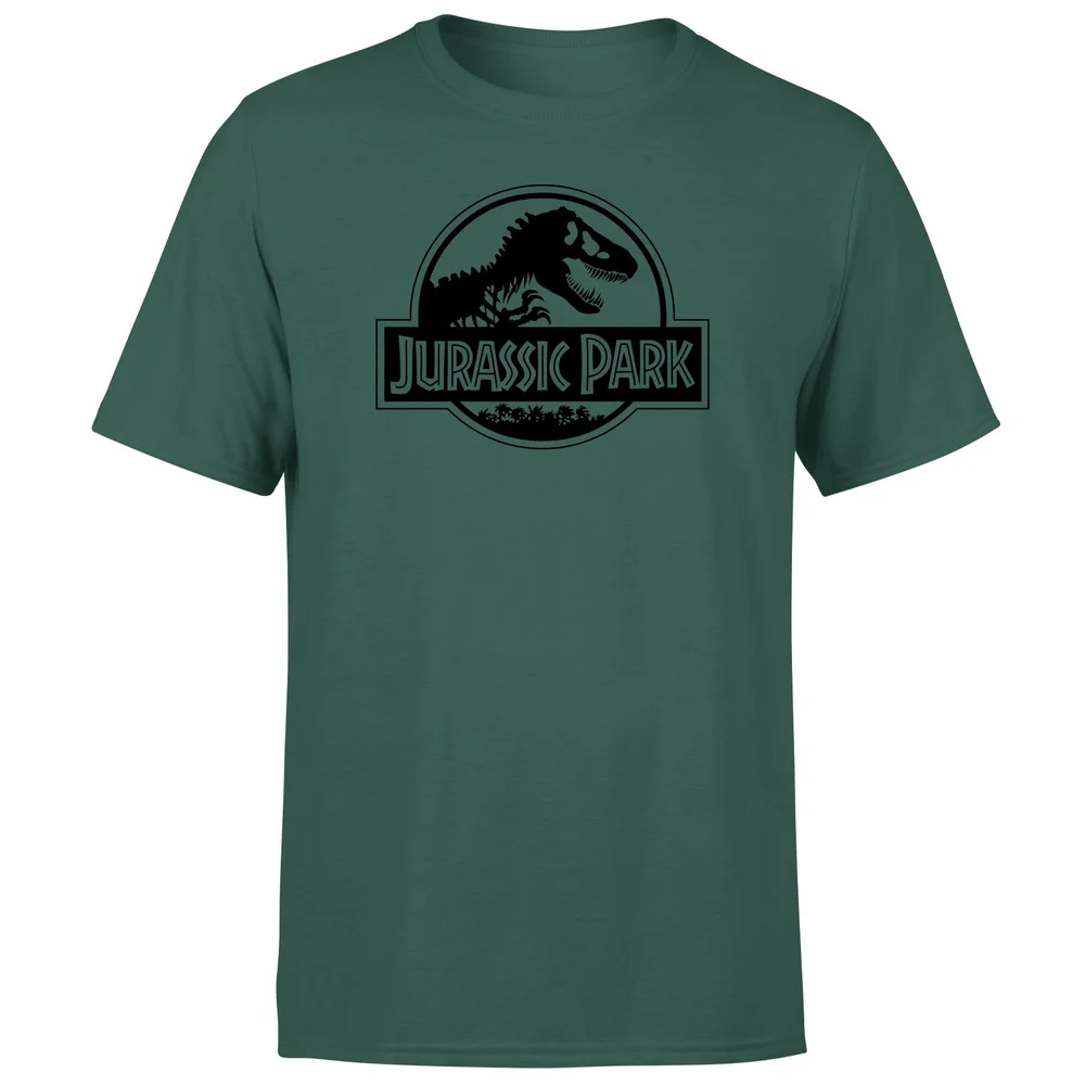 Jurassic Park Logo Men's T-Shirt - Green - S Image 1