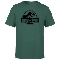 Jurassic Park Logo Men's T-Shirt - Green - undefined undefined