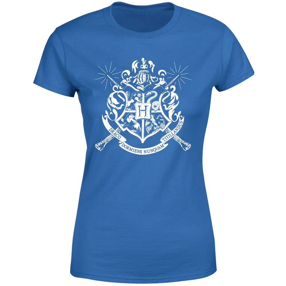 Harry Potter Hogwarts House Crest Women's T-Shirt - Blue - XS Image 1