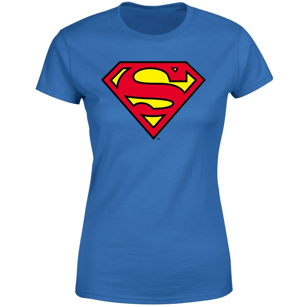 Official Superman Shield Women's T-Shirt - Blue - XS Image 1