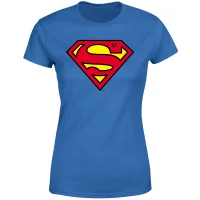 Official Superman Shield Women's T-Shirt - Blue - undefined undefined