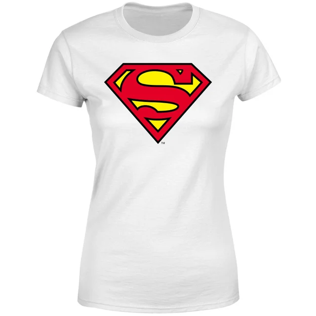 Official Superman Shield Women's T-Shirt - White