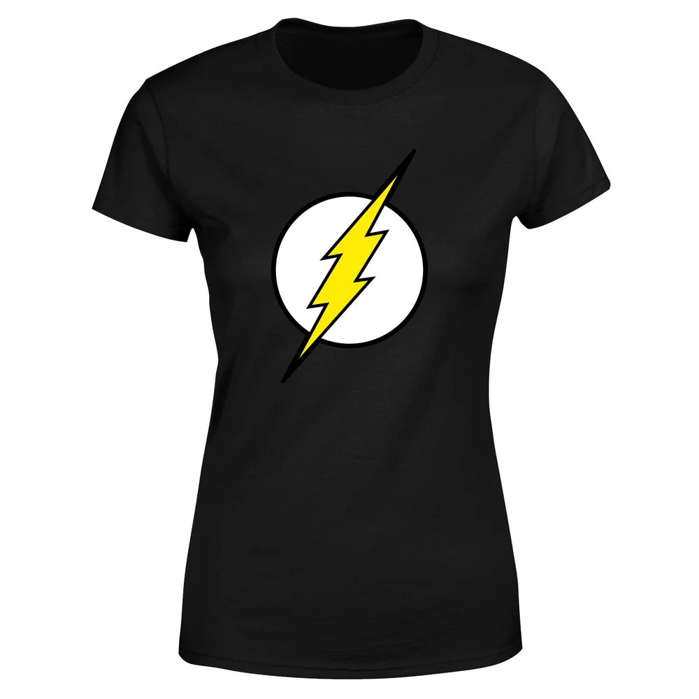Justice League Flash Logo Women's T-Shirt - Black - XS Image 1