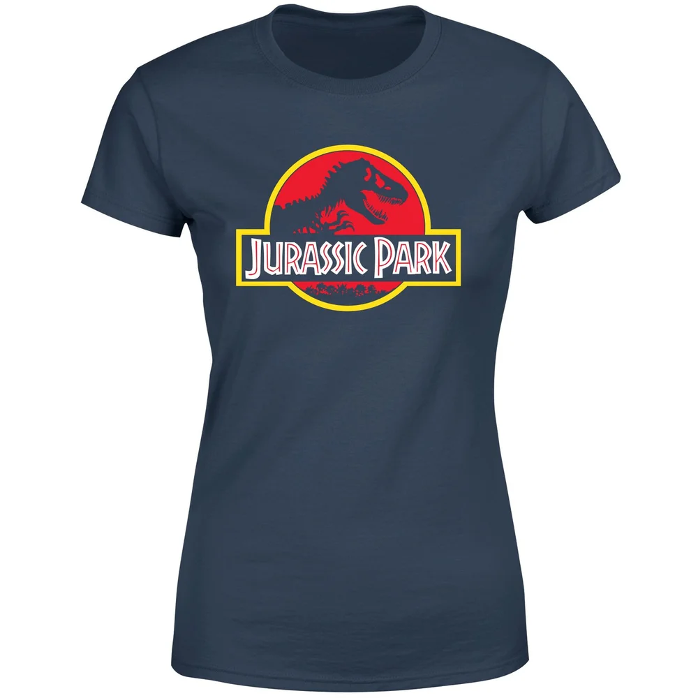Jurassic Park Logo Women's T-Shirt - Navy - XS Image 1