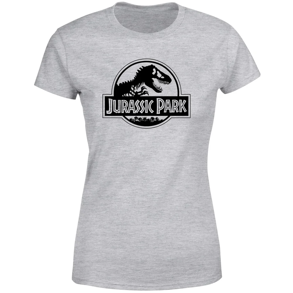 Jurassic Park Logo Women's T-Shirt - Grey - XS Image 1
