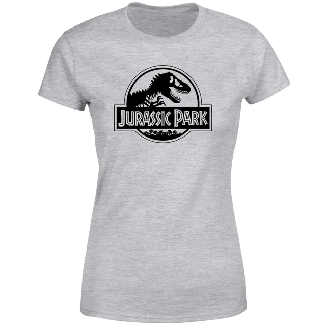 Jurassic Park Logo Women's T-Shirt - Grey