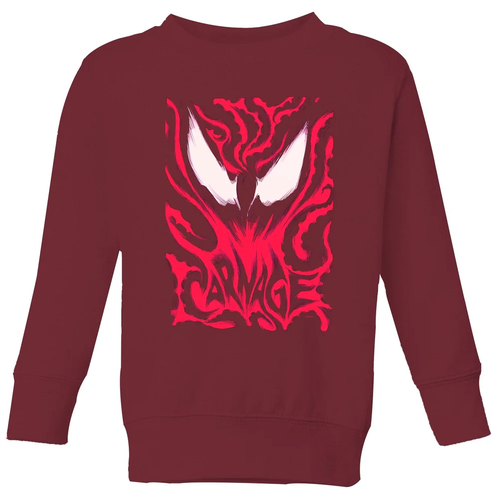 Venom Carnage Kids' Sweatshirt - Burgundy - 3-4 Years Image 1