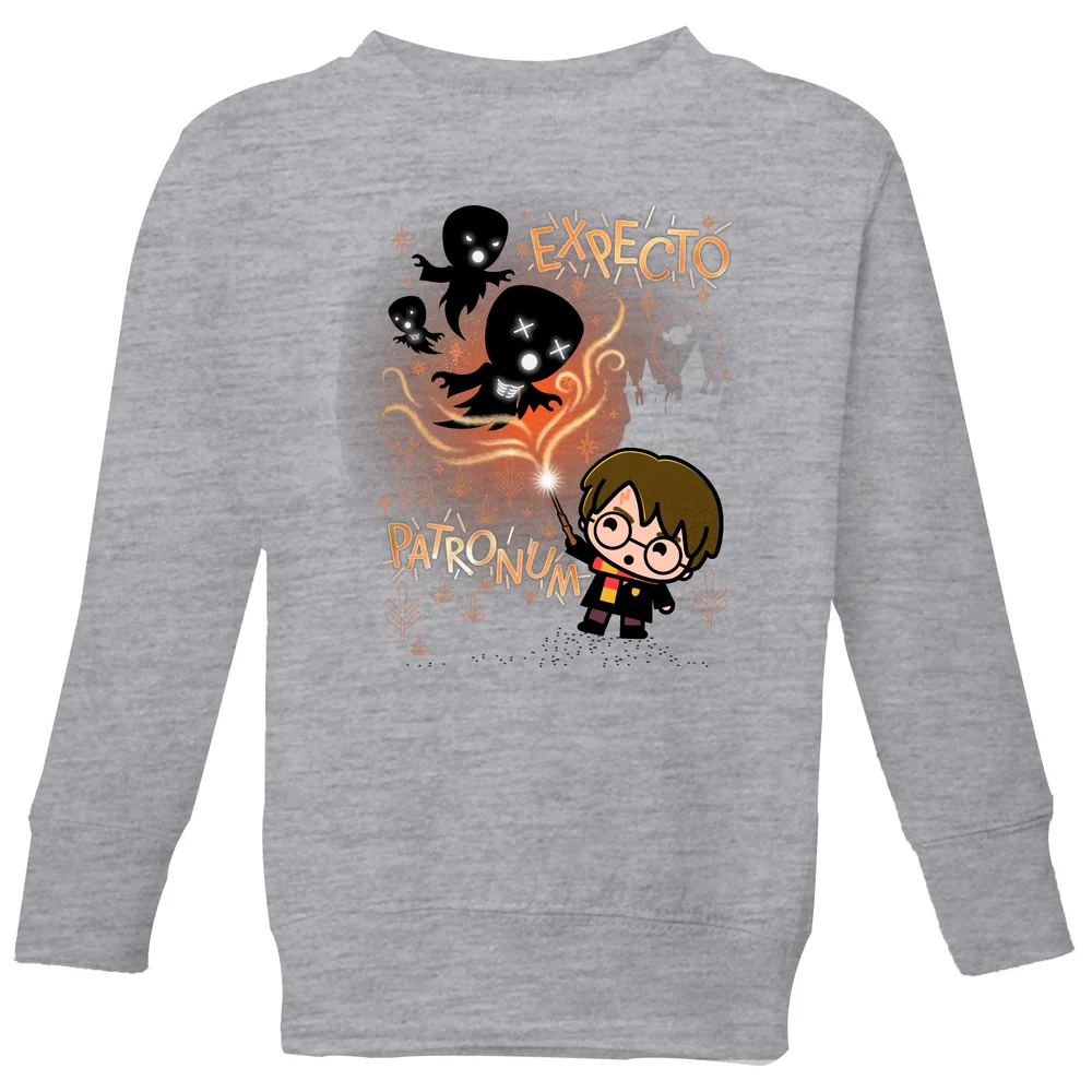 Harry Potter Kids Expecto Patronum Kids' Sweatshirt - Grey - 11-12 Years Image 1