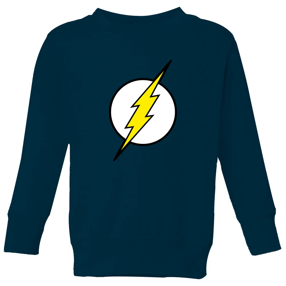 Justice League Flash Logo Kids' Sweatshirt - Navy - 3-4 Years Image 1
