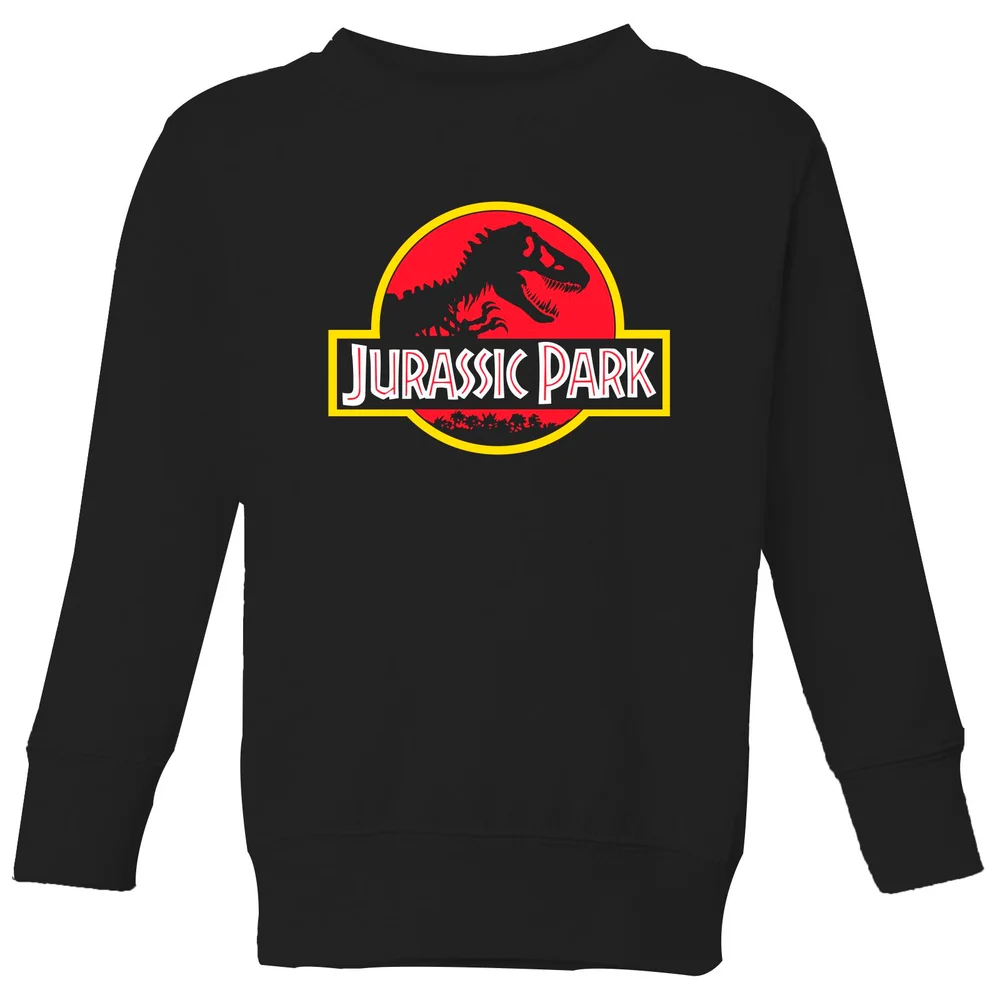 Jurassic Park Logo Kids' Sweatshirt - Black - 3-4 Years Image 1