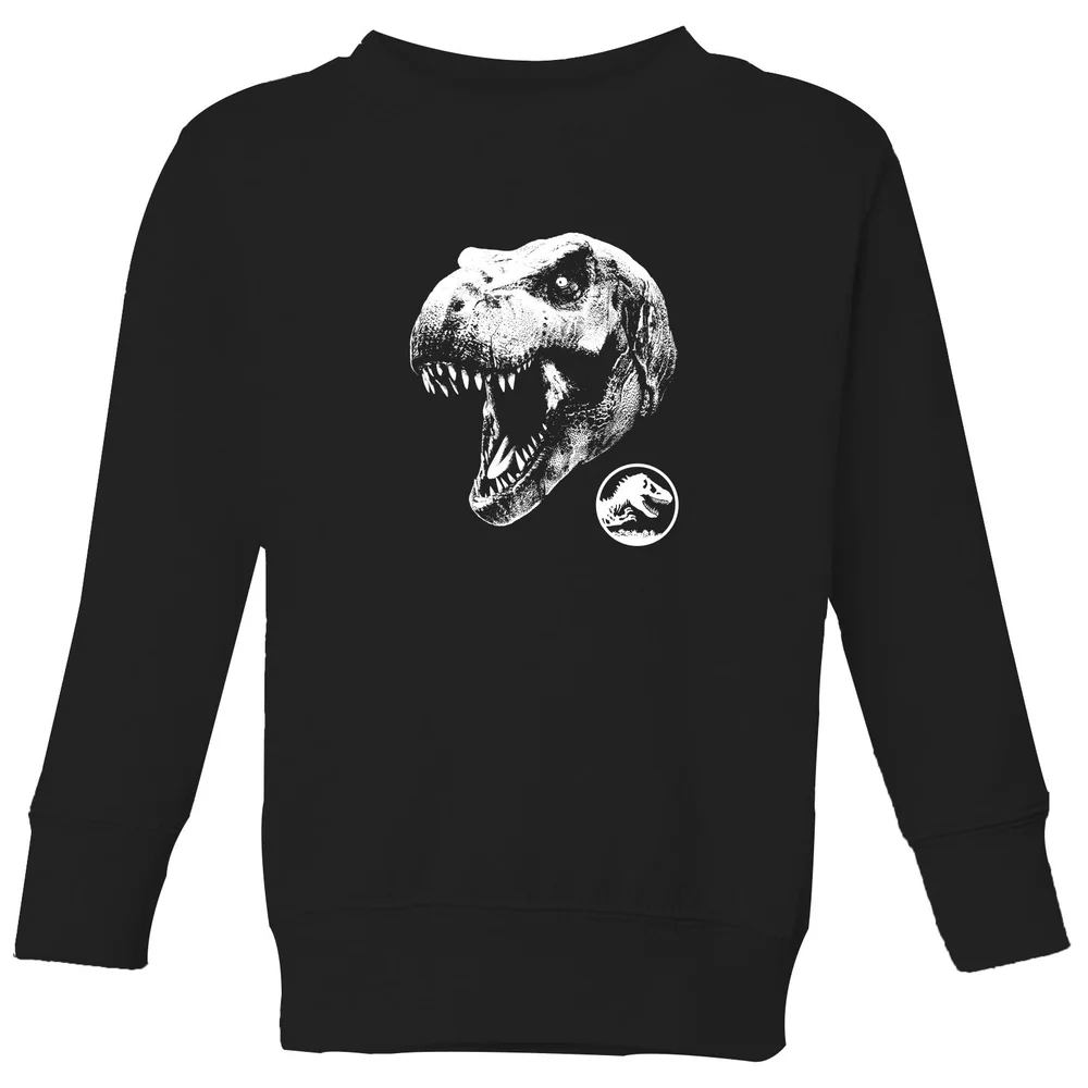 Jurassic Park T Rex Kids' Sweatshirt - Black - 3-4 Years Image 1