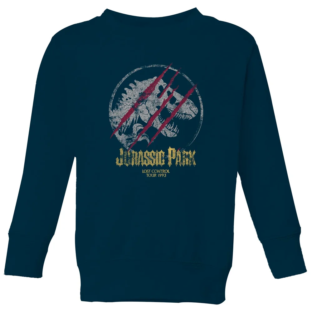 Jurassic Park Lost Control Kids' Sweatshirt - Navy - 3-4 Years Image 1