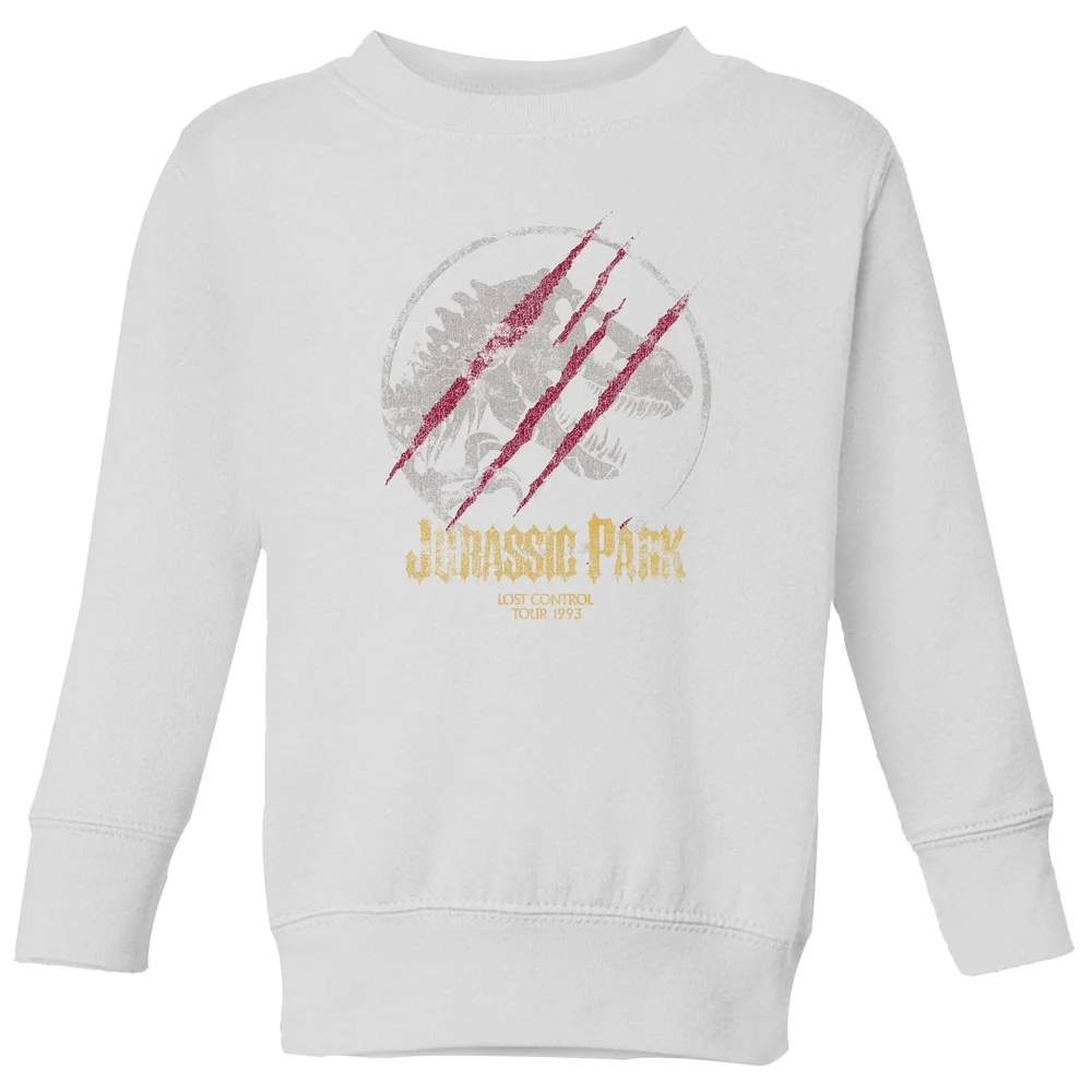 Jurassic Park Lost Control Kids' Sweatshirt - White - 3-4 Years Image 1