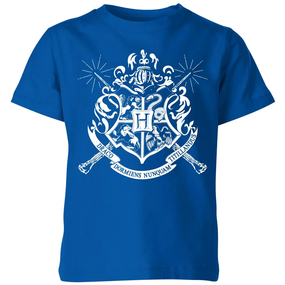 Harry Potter Hogwarts House Crest Kids' T-Shirt - Blue - 3-4 Years Image 1