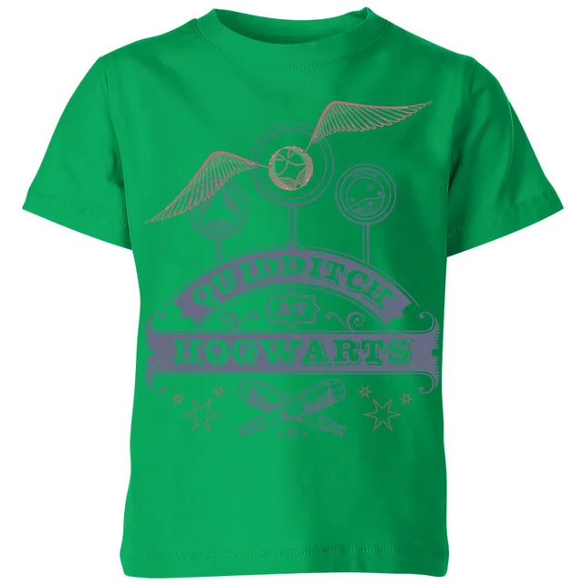 Harry Potter Quidditch At Hogwarts Kids' T-Shirt - Green