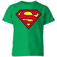 Official Superman Shield Kids' T-Shirt - Green