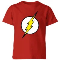 Justice League Flash Logo Kids' T-Shirt - Red