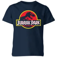 Jurassic Park Logo Kids' T-Shirt - Navy - undefined undefined