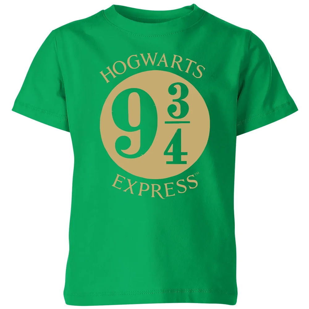Harry Potter Platform Kids' T-Shirt - Green - 3-4 Years Image 1