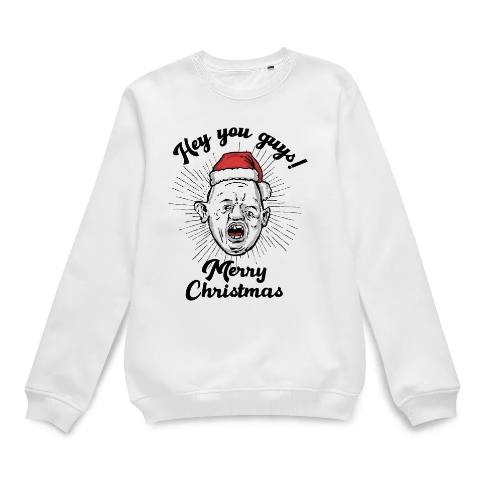 The Goonies HO! HO! HO! You Guys! Christmas Jumper - White - XS Image 1