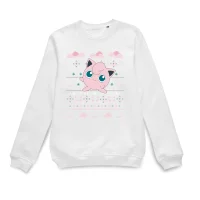 Pokemon Jigglypuff Christmas Christmas Jumper - White