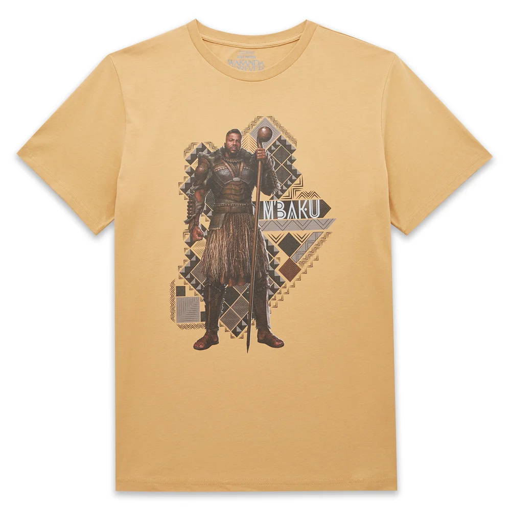 Wakanda Forever M'Baku Men's T-Shirt - Tan - S - Tan Image 1