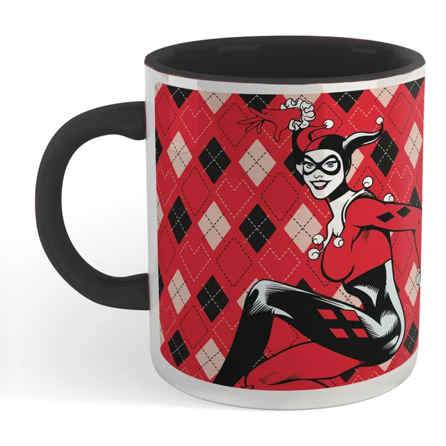 Harley Quinn Comic Mug - Black