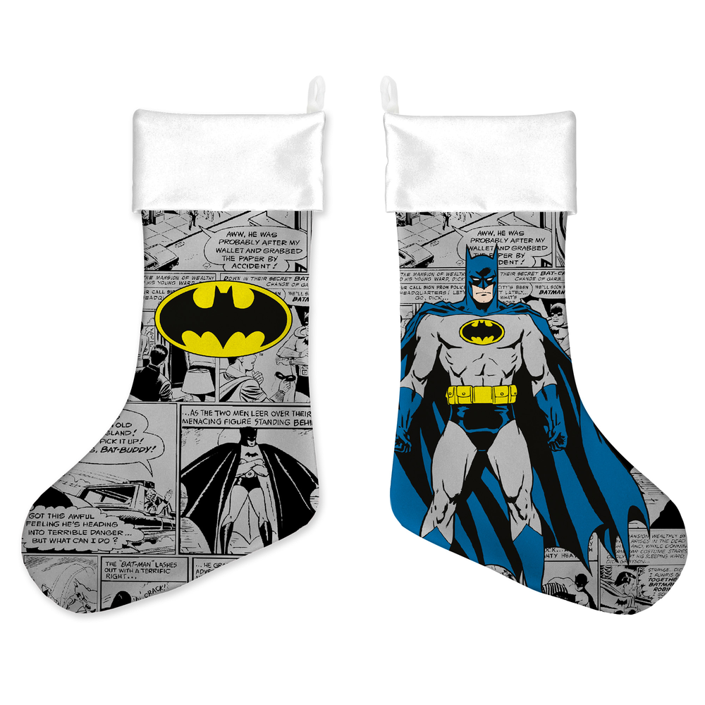 Batman Comic Christmas Stocking Image 1
