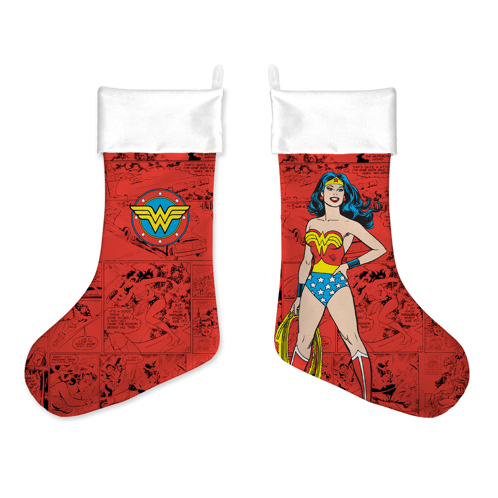 Wonder Woman Comic Christmas Stocking Image 1