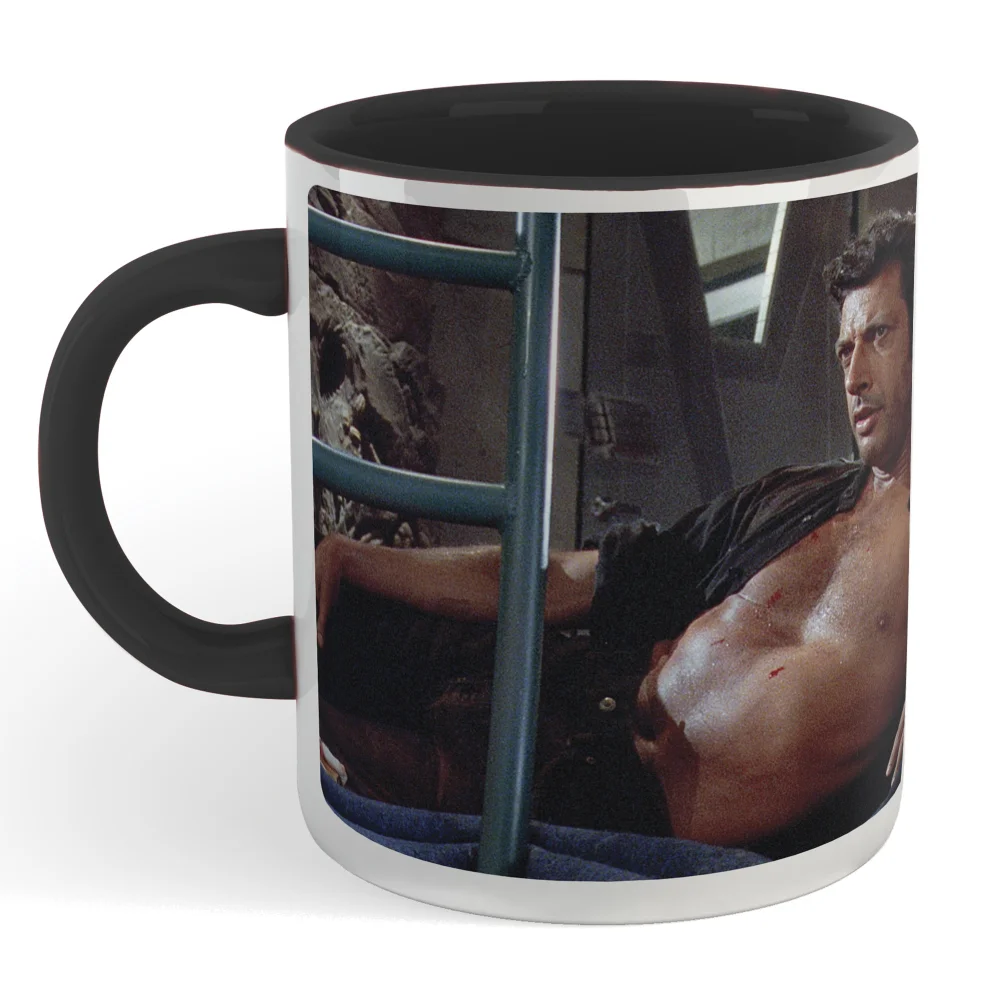 Jurassic Park Jeff Goldblum Mug - Black Image 1