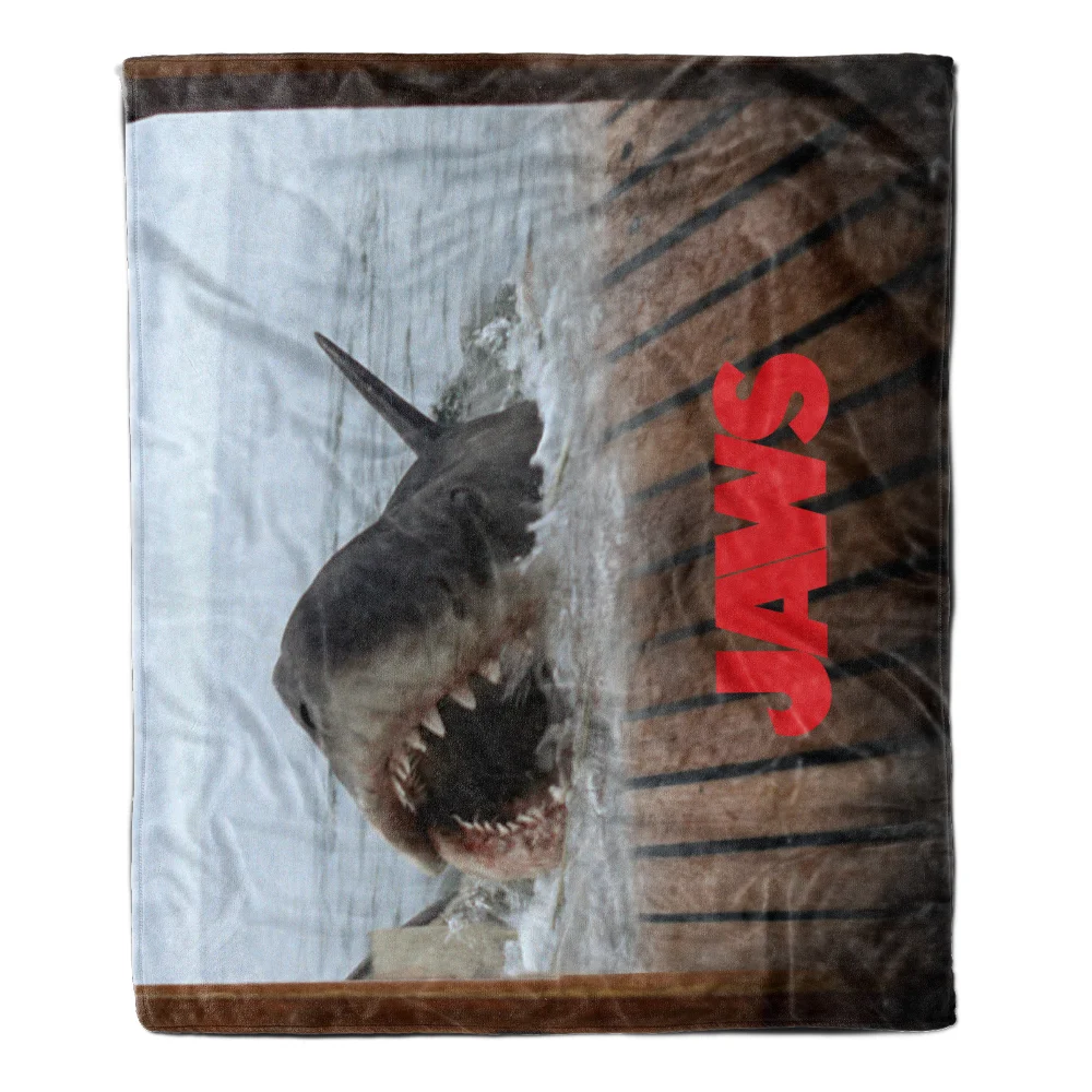Jaws Shark Scene Fleece Blanket - M Image 1