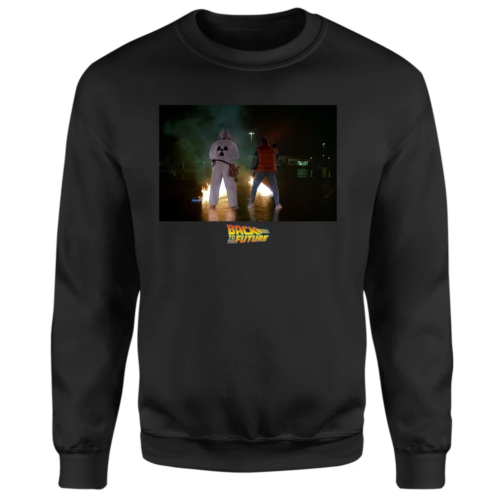 Back to the Future First Test Sweatshirt - Black - XS Image 1