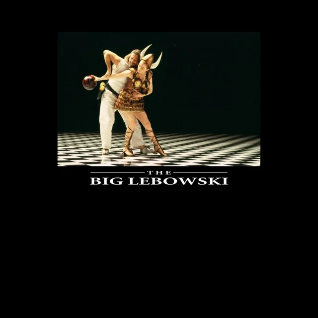 Big Lebowski Bowling Dance Unisex T-Shirt - Black