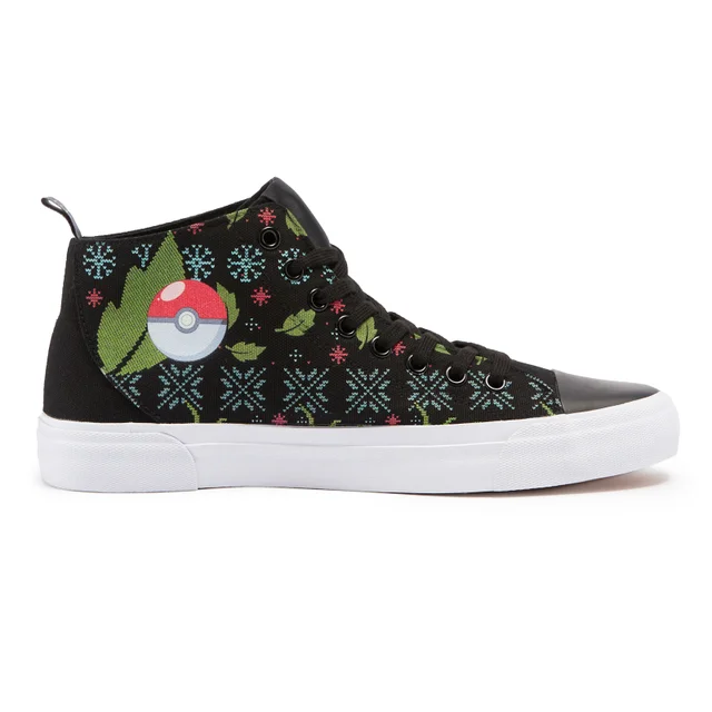 Pokémon Winter Bulbasaur High Top - Black