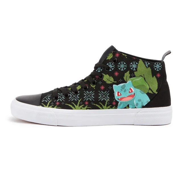 Pokémon Winter Bulbasaur High Top - Black