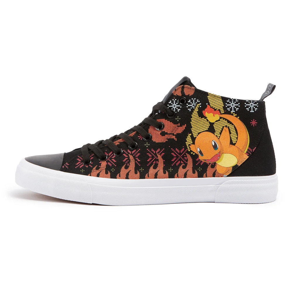 Pokémon Winter Charmander High Top - Black - UK 3 / EU 35.5 / US Men's 3.5 / Women's 5 Image 1