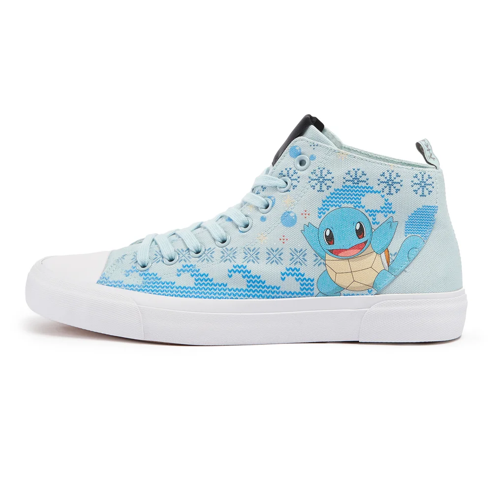 Pokémon Winter Squirtle High Top - Sky Blue - UK 3 / EU 35.5 / US Men's 3.5 / Women's 5 Image 1