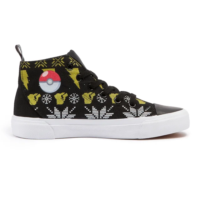 Akedo x Pokémon Pikachu Winter Kids' High Top - Black