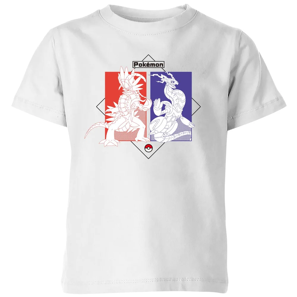 Pokémon Legendary Kids' T-Shirt - White - 3-4 Years Image 1