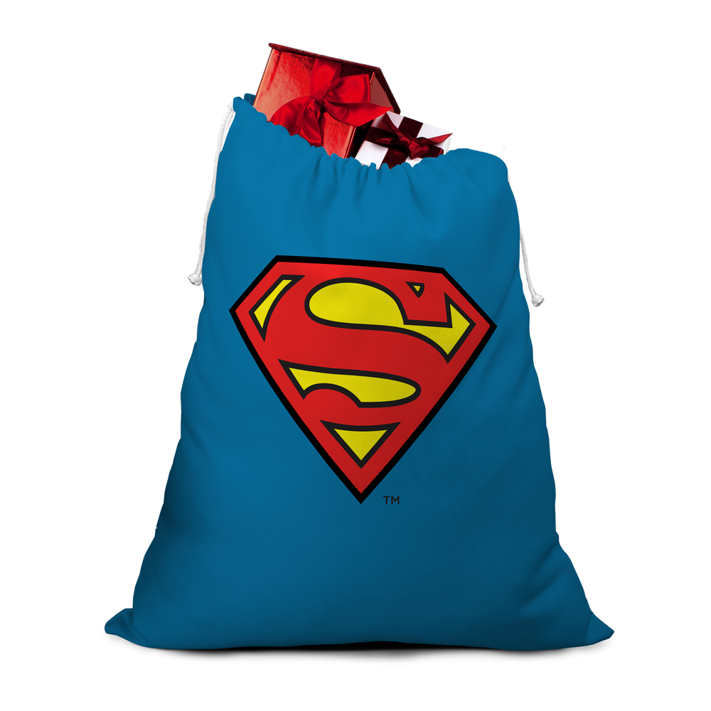 Superman Logo Christmas Santa Sack Image 1