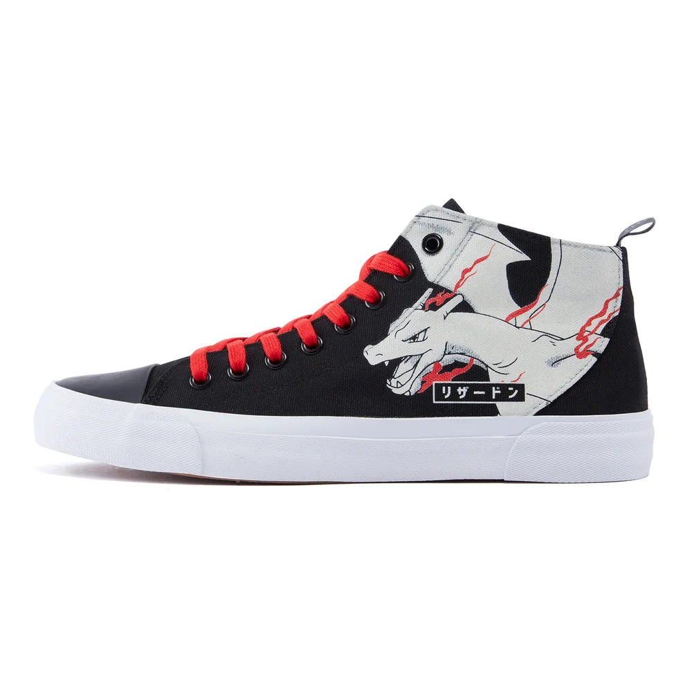 Pokémon Charizard Flame High Top - Black - UK 3 / EU 35.5 / US Men's 3.5 / Women's 5 Image 1