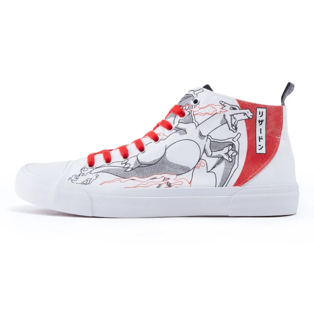 Pokémon Charizard Flame High Top - White