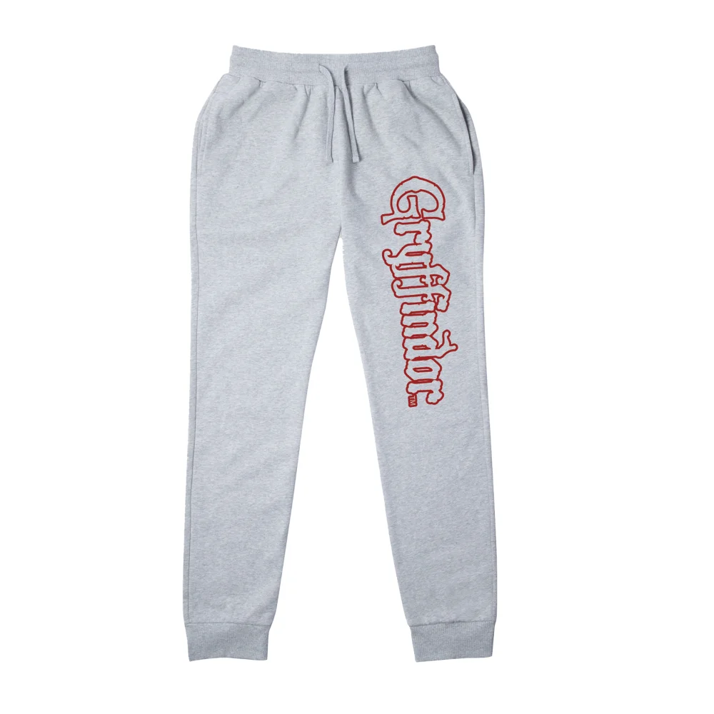 Harry Potter Gryffindor Script Joggers - Grey - S Image 1