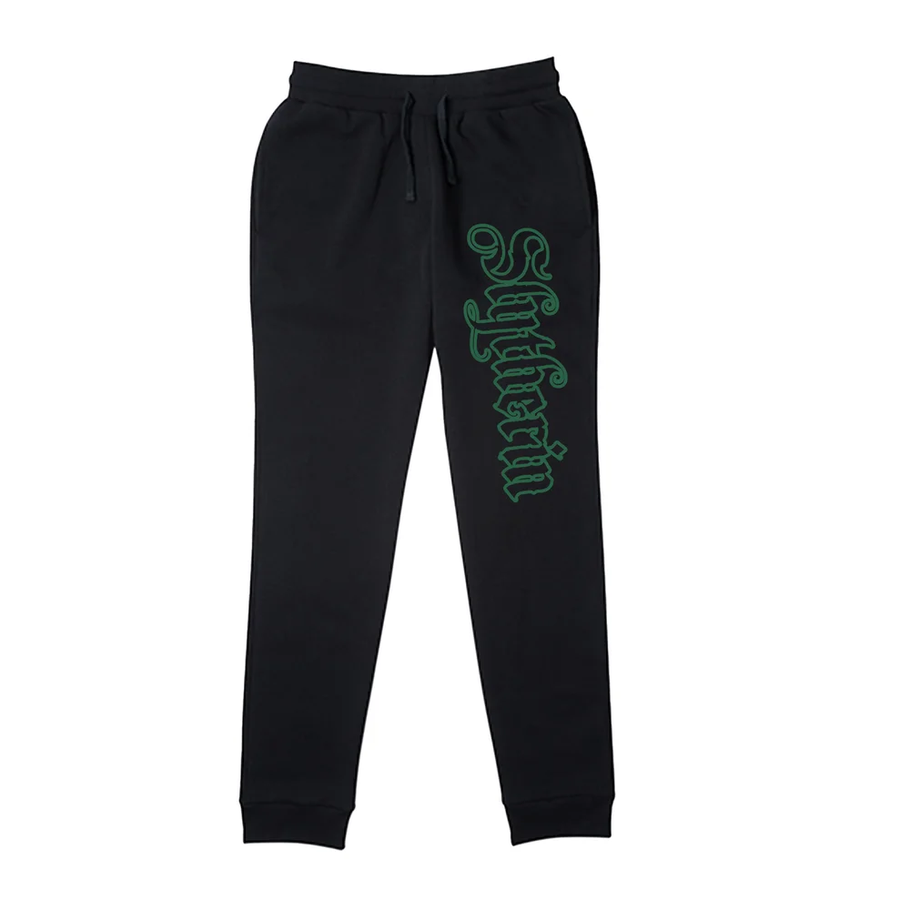 Harry Potter Slytherin Script Joggers - Black - S Image 1