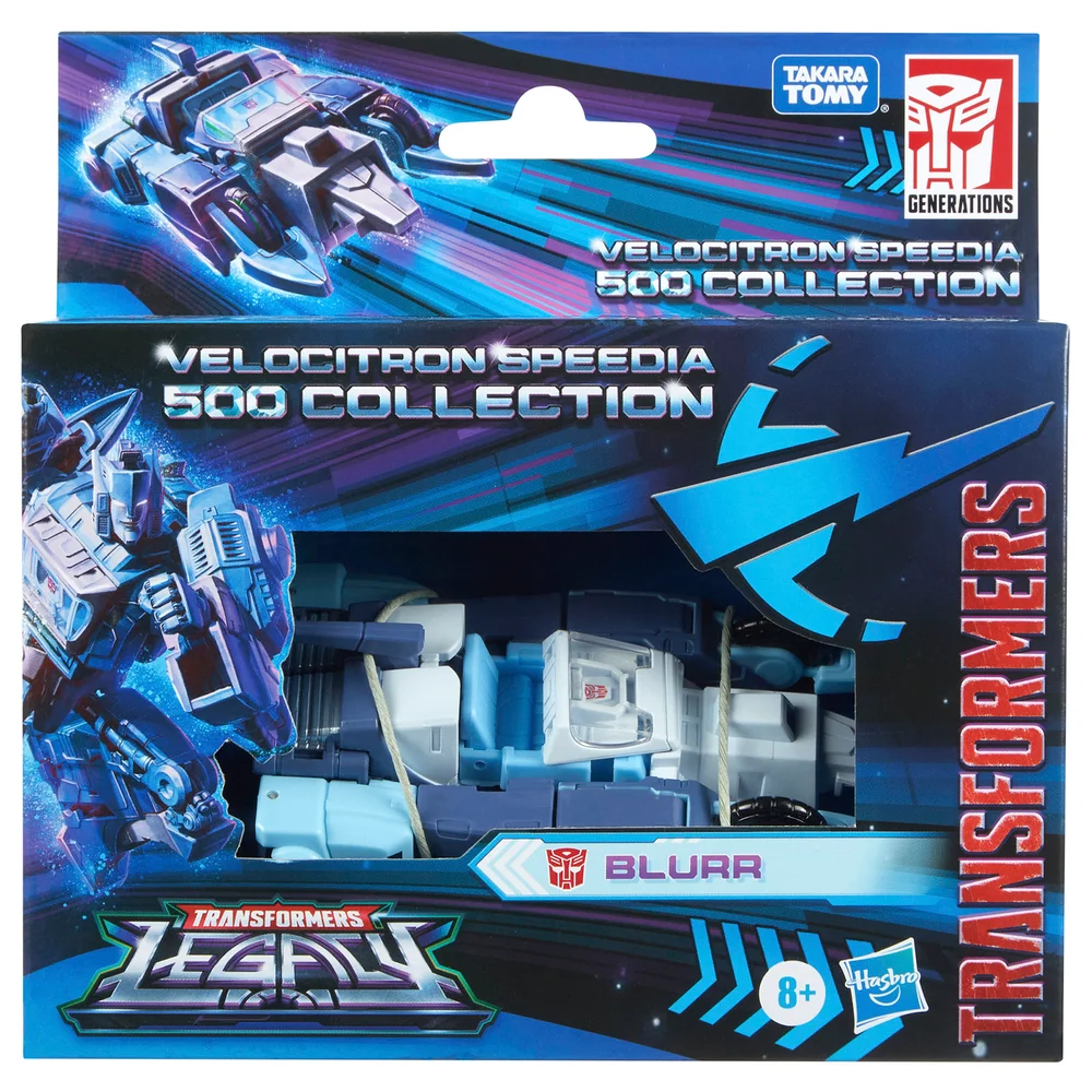 Hasbro Transformers Legacy Velocitron Speedia 500 Collection Deluxe Blurr Action Figure Image 1