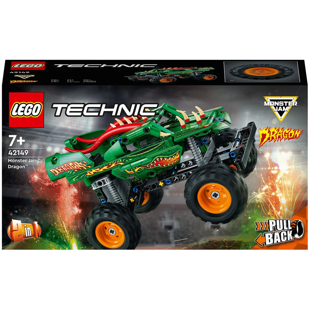 LEGO Technic: Monster Jam Dragon 2in1 Monster Truck Toy (42149) Image 1