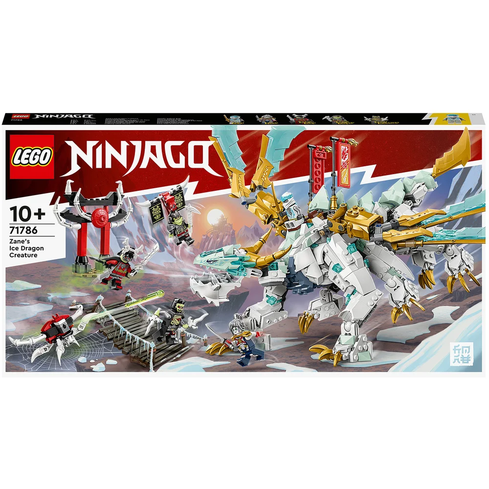 LEGO NINJAGO: Zane’s Ice Dragon Creature Building Toy (71786) Image 1